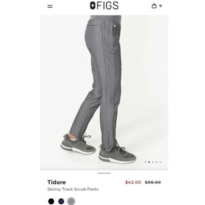 Figs scrub pants in graphite grey